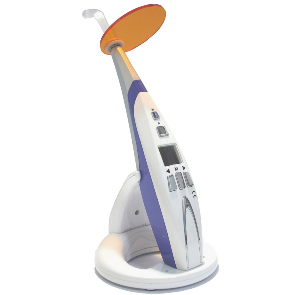 Spark Induction Cordless LED Dental Curing Light with Adjustable Blue