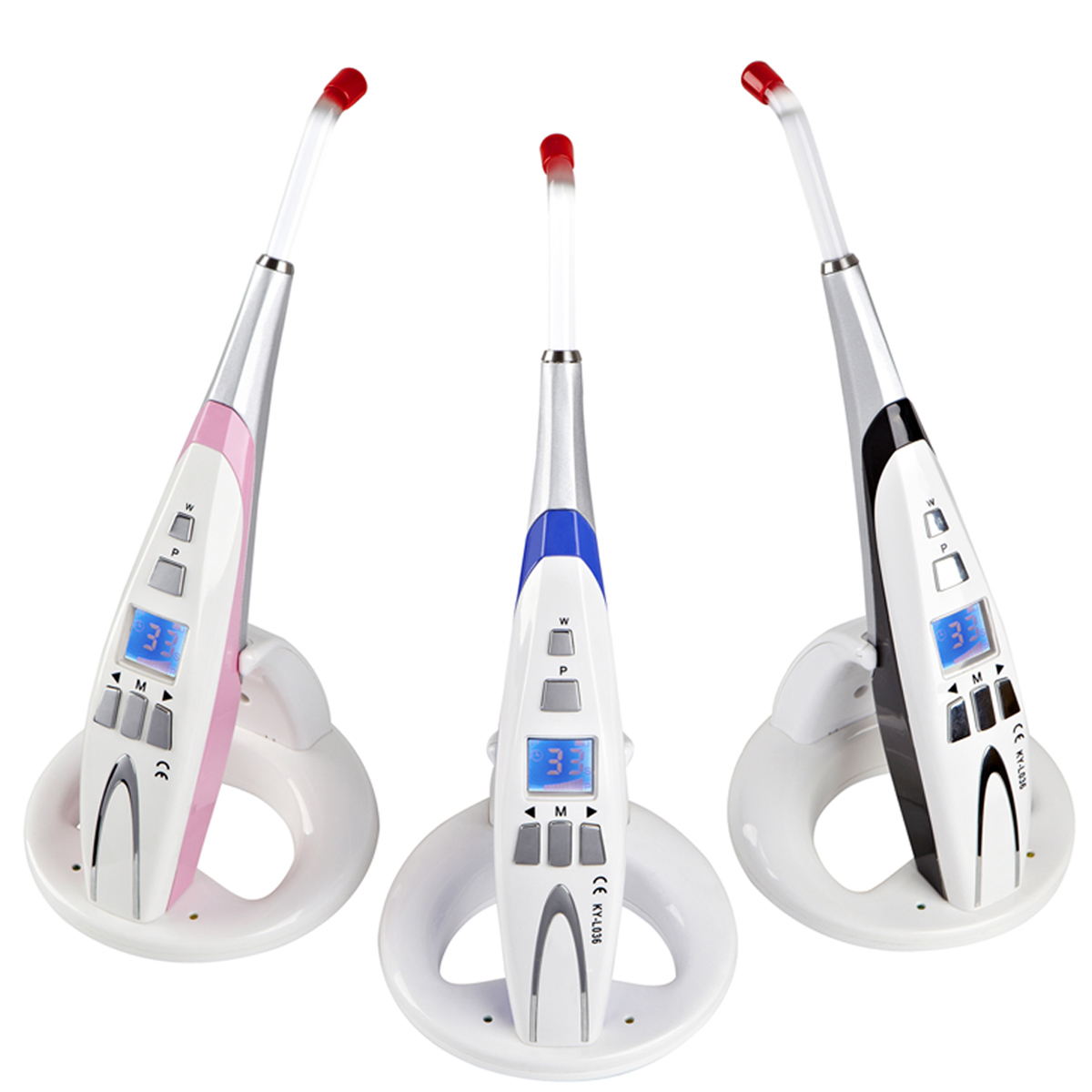 Spark Induction Cordless LED Dental Curing Light with Adjustable Blue