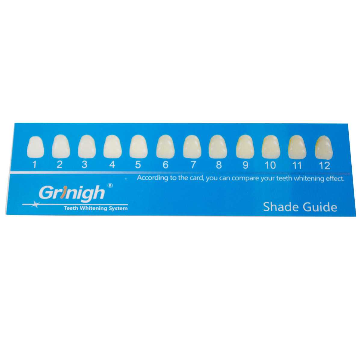 Grinigh - Grinigh 12 Colours Tooth Whitening Paper Colour Expert photo about Tooth Shade Chart Printable known as Grinigh - Grinigh 12 Colors Enamel Whitening Paper Color Expert
